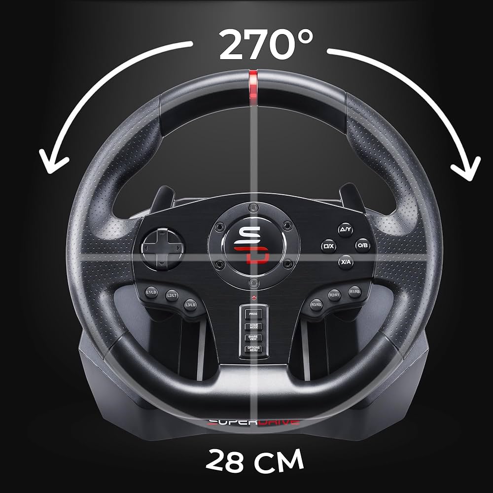 Amazon.com: SUBSONIC – Superdrive GS850-X Steering Wheel